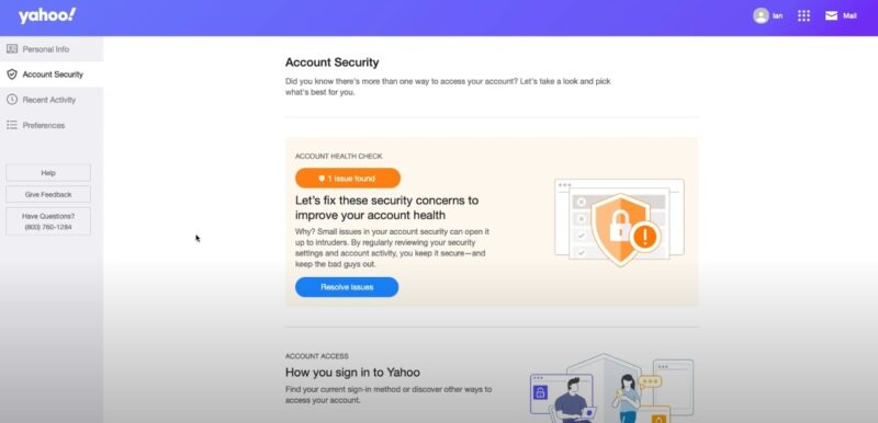 Yahoo Mail Security